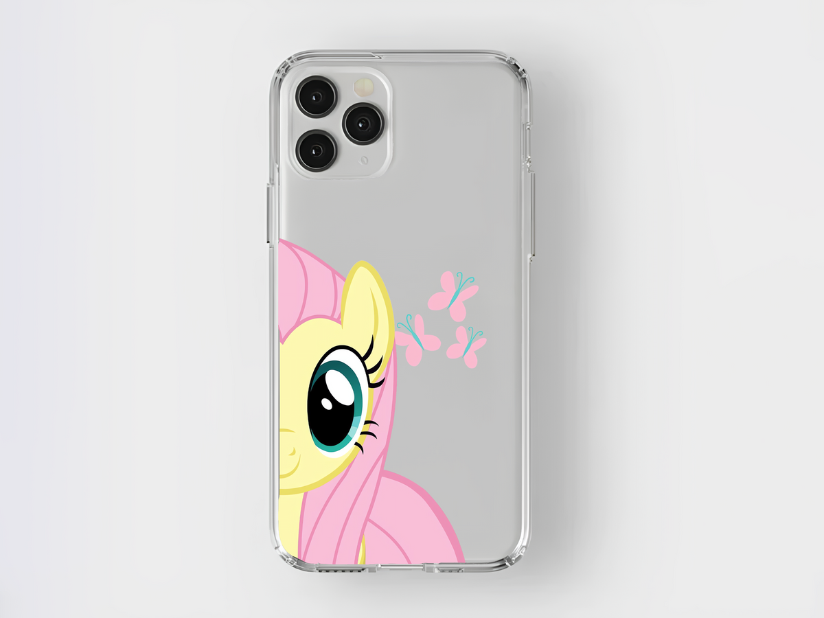Little Pony sarı karakter baskılı telefon kılıfı