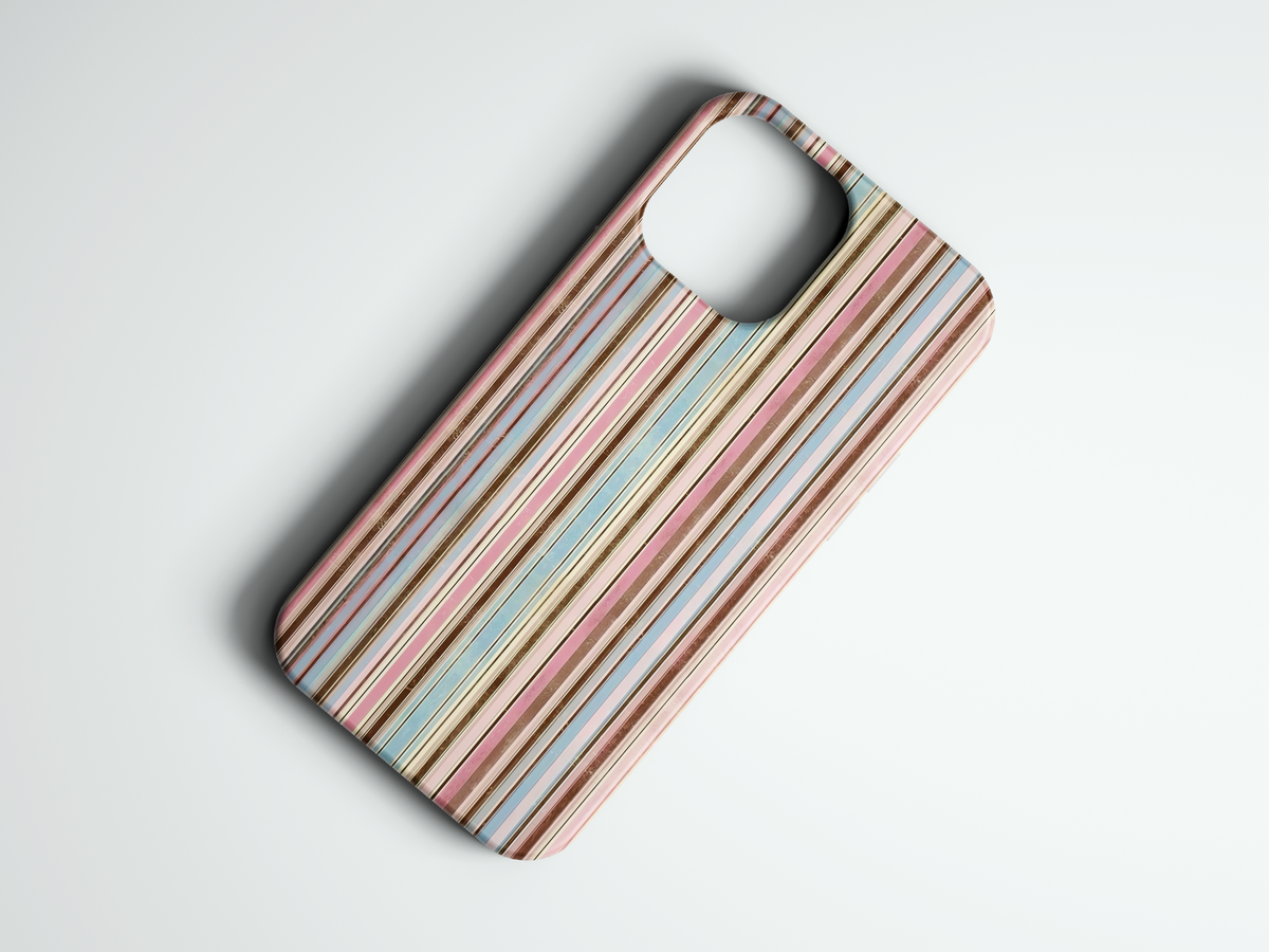 Pastel Stripe pastel çizgili telefon kılıfı