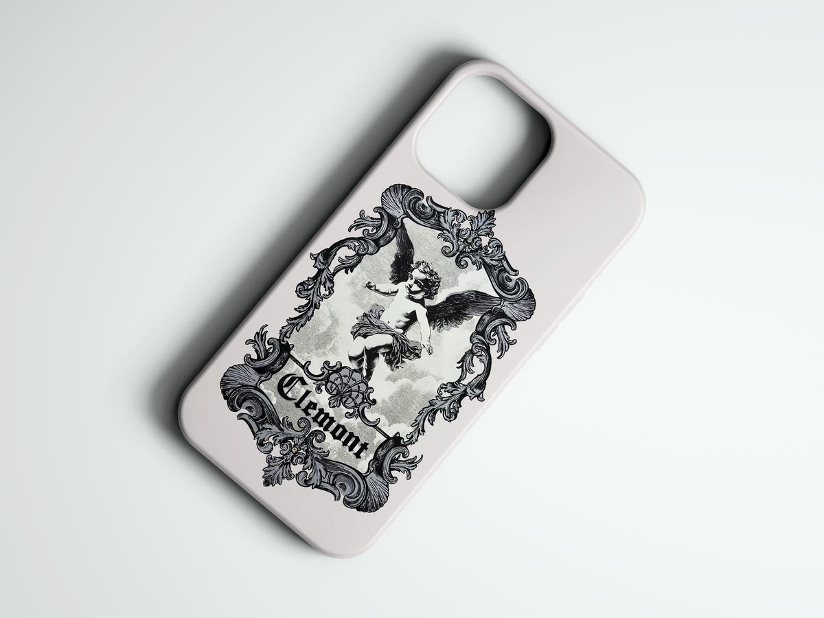 Baroque Angel barok desenli telefon kılıfı