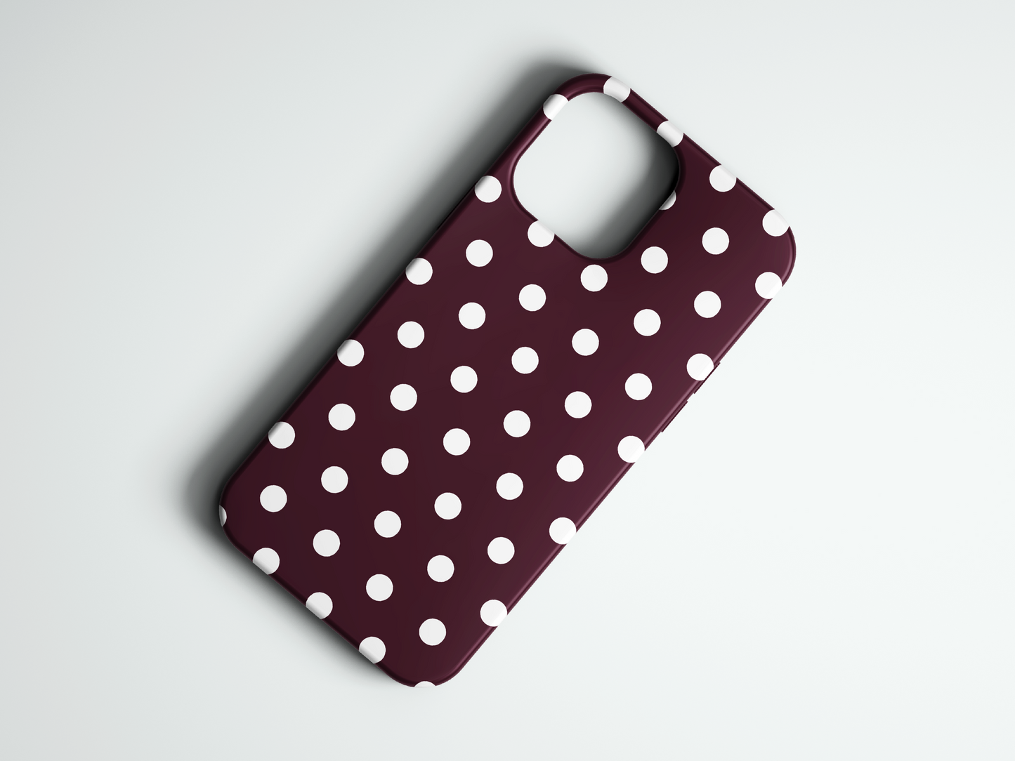 Classic Polka - Dark Red