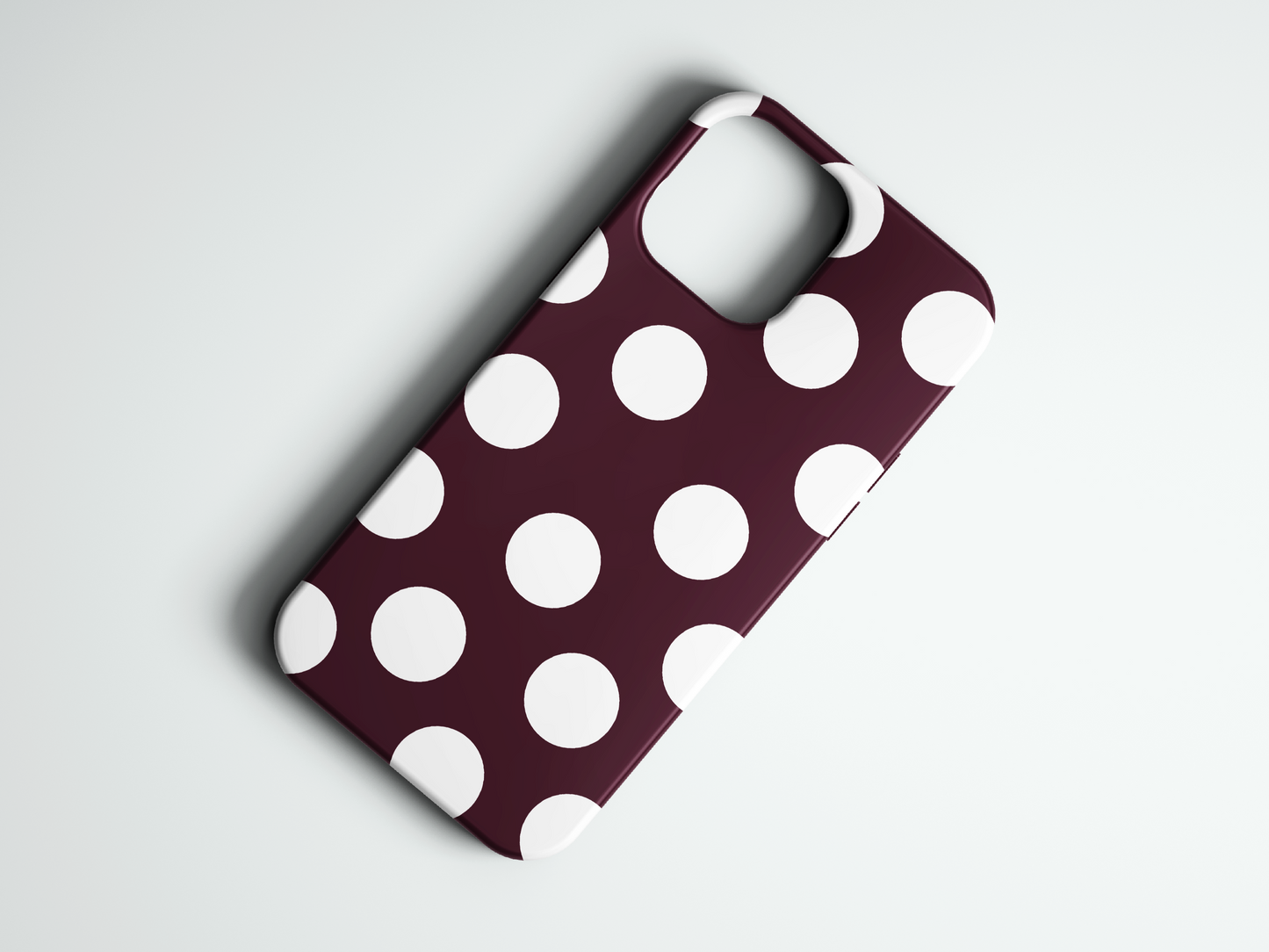 Bold Polka - Dark Red