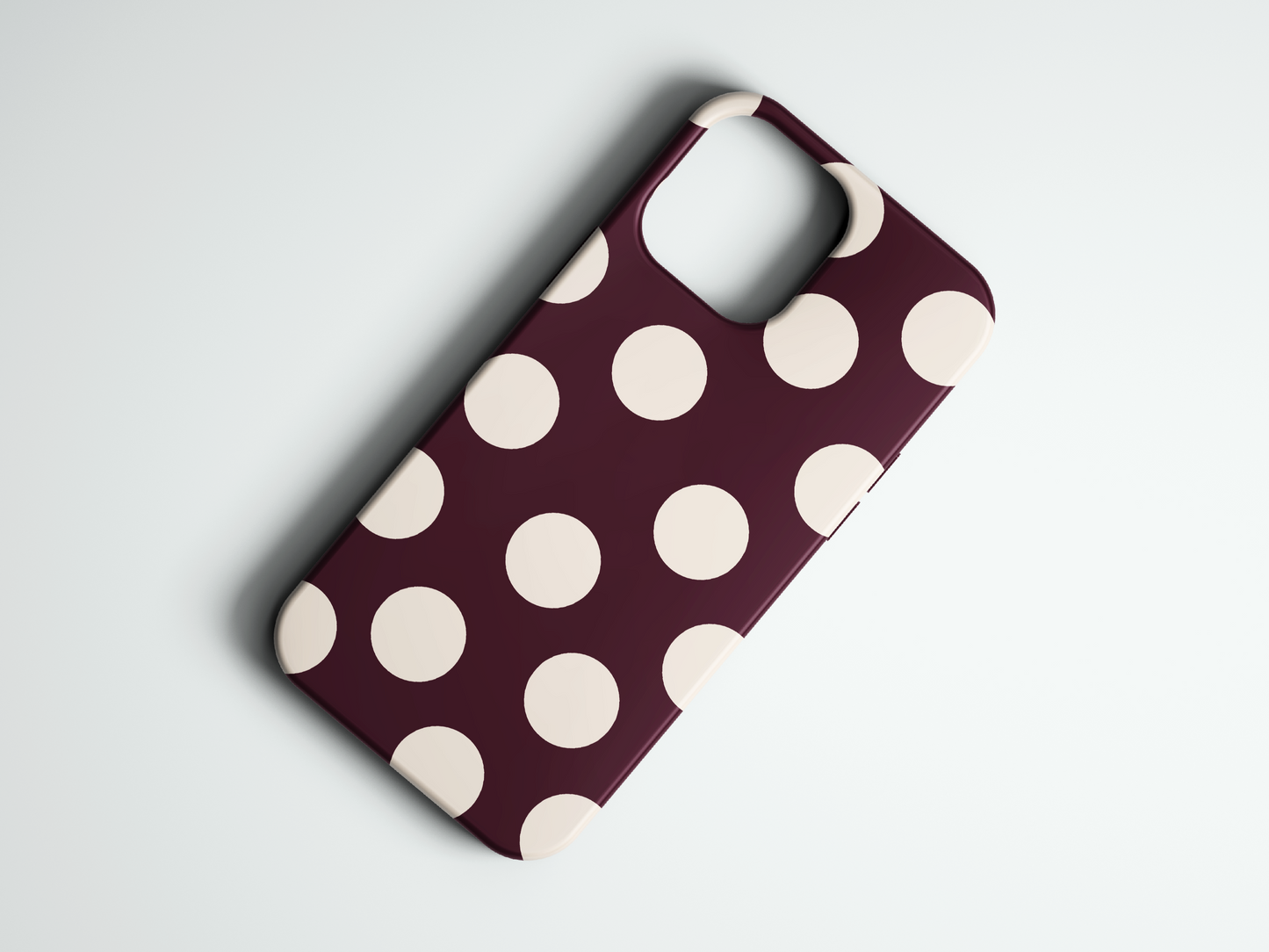 Bold Polka - Dark Red
