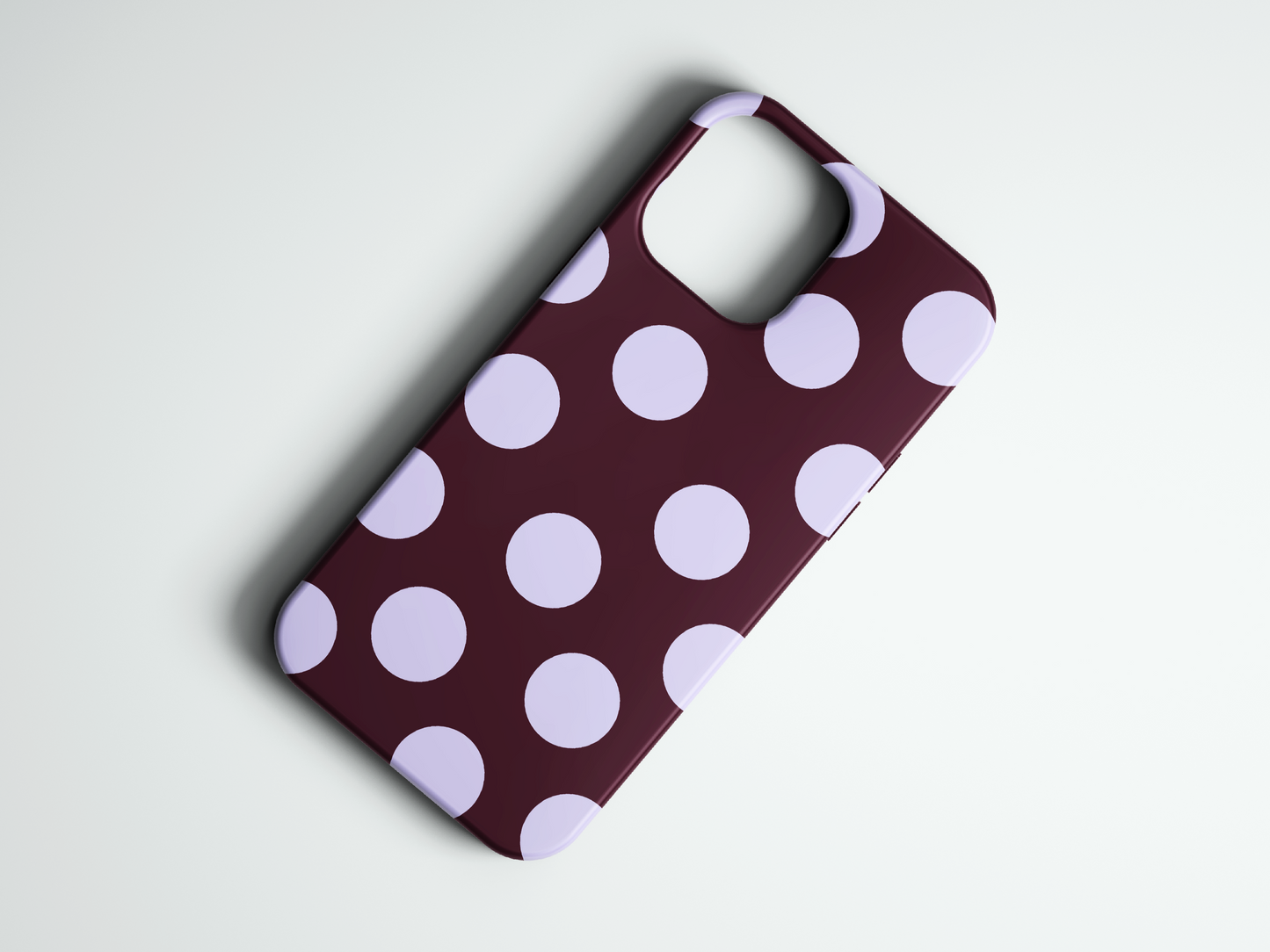 Bold Polka - Dark Red