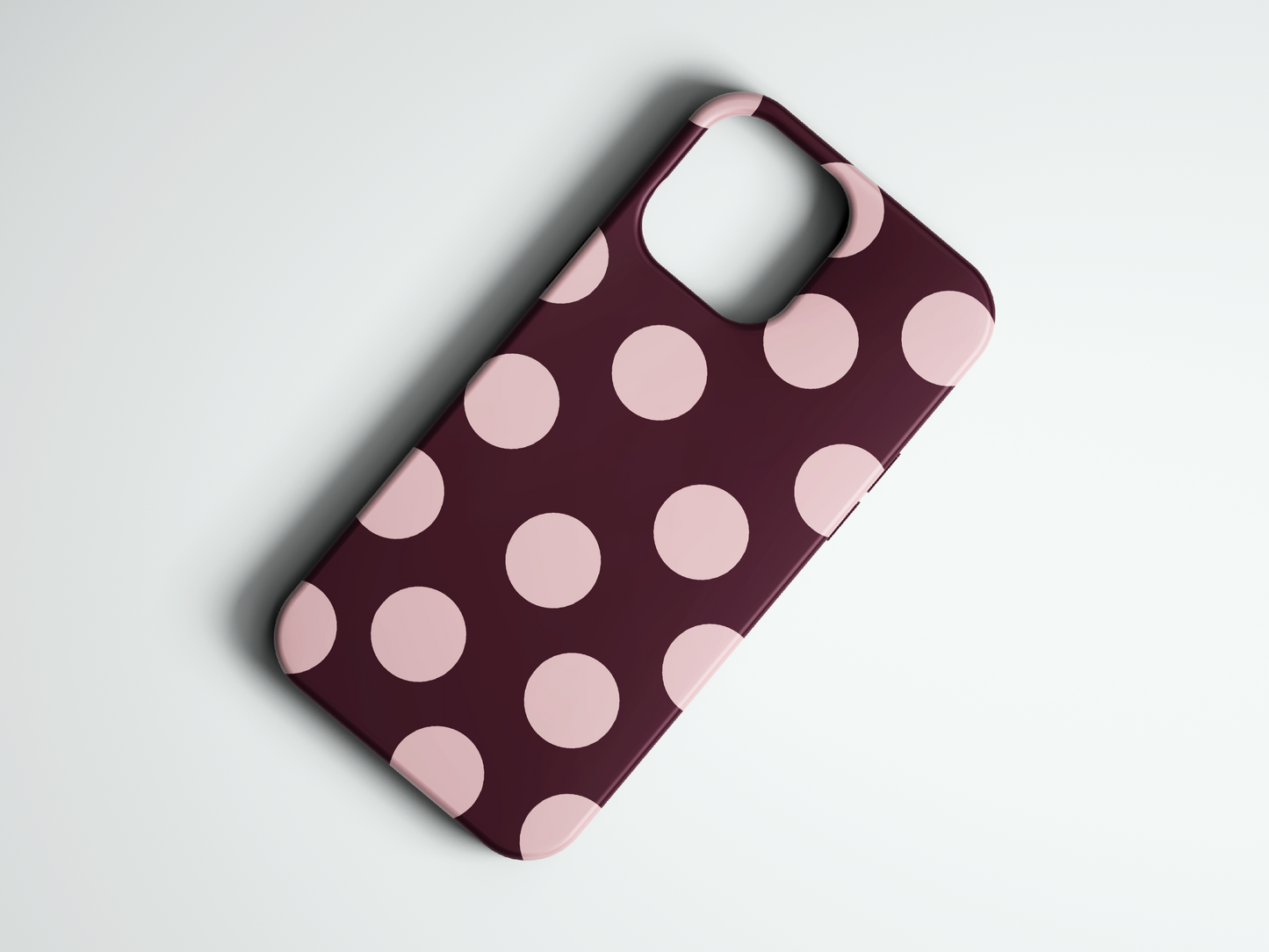 Bold Polka - Dark Red