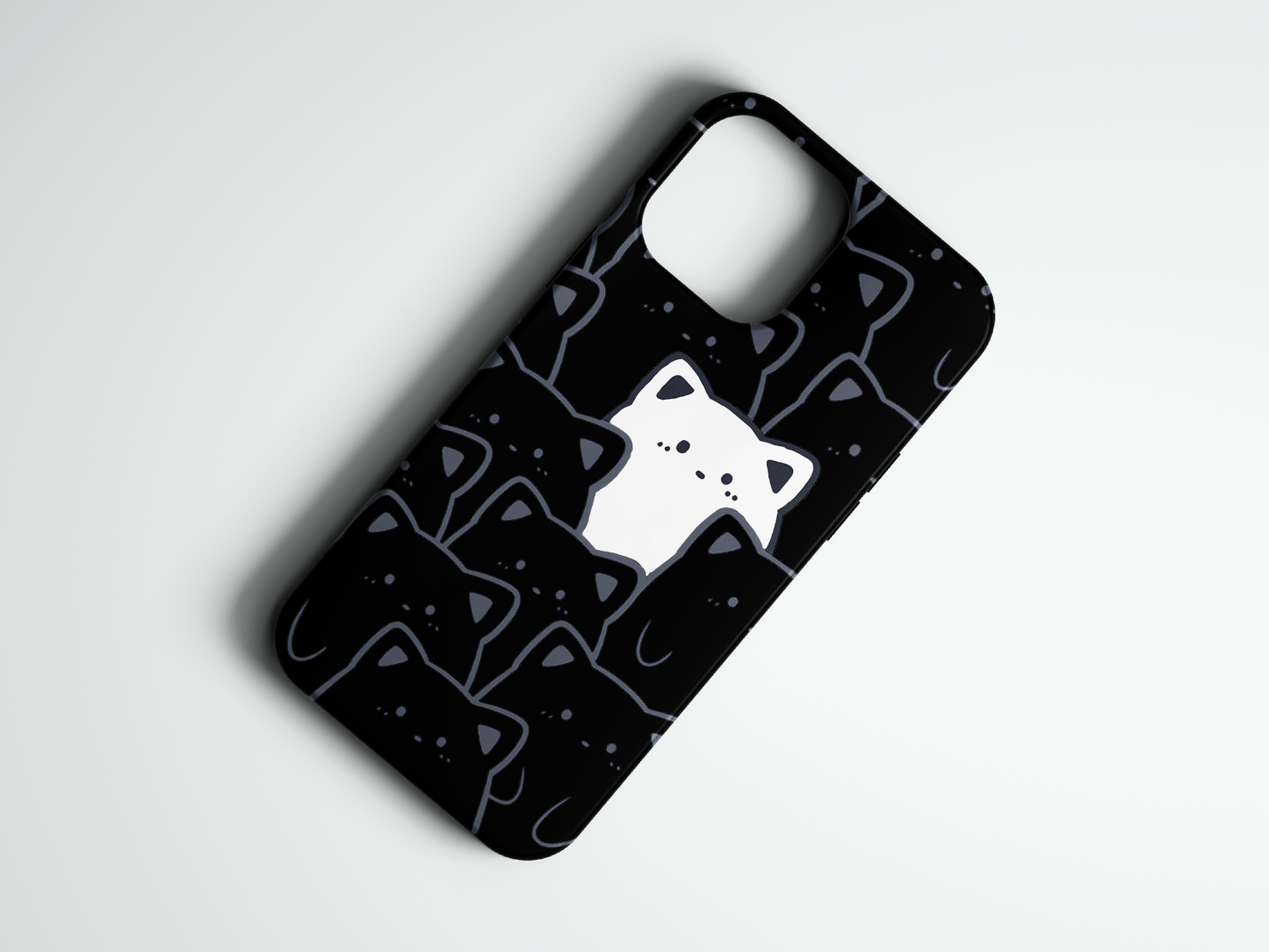 Cat Couple (white cat)