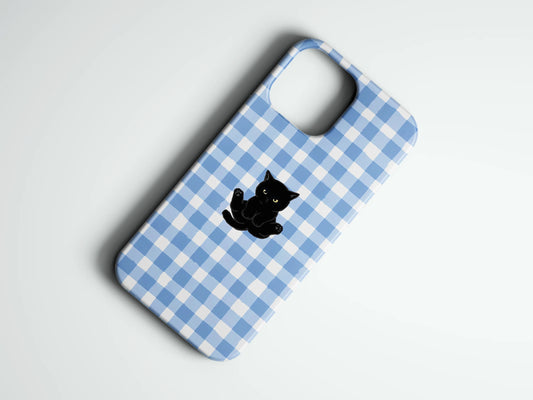 Blue Gingham Paw
