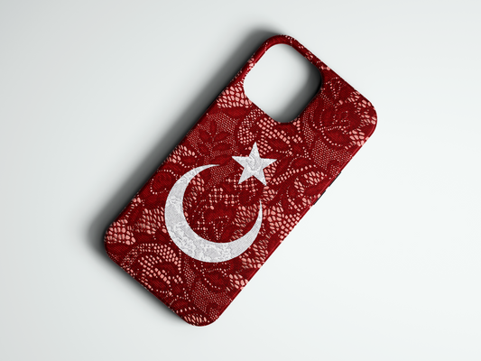 Türk Bayrağı Dantel