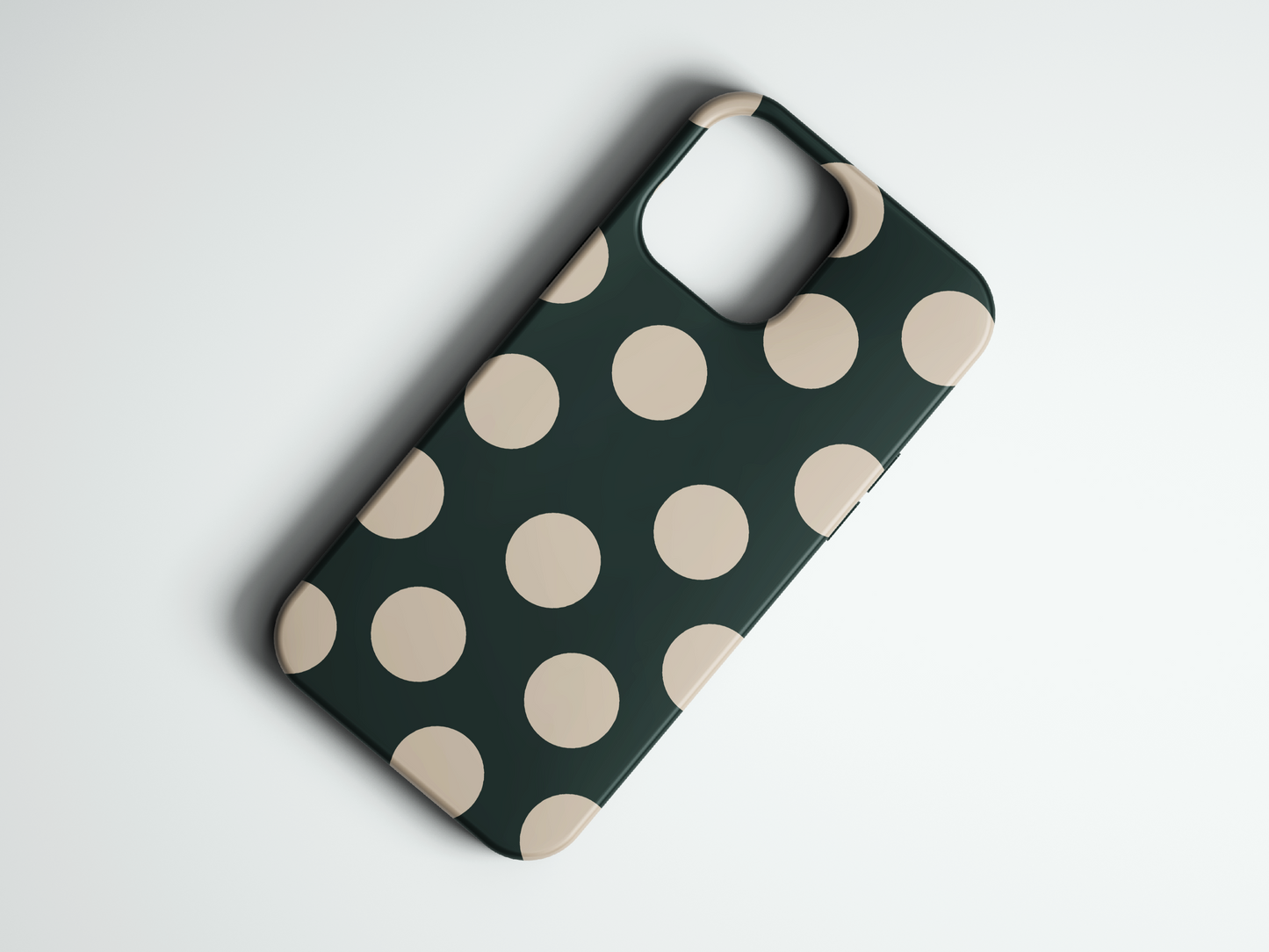 Bold Polka - Dark Green