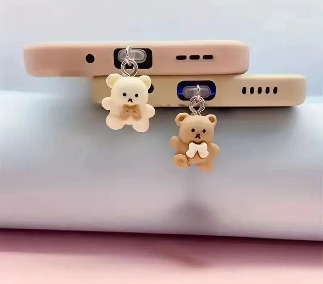 Şarj Girişi Toz Koruyucu Figürler / İPhone Ve TYPE-C Uyumlu