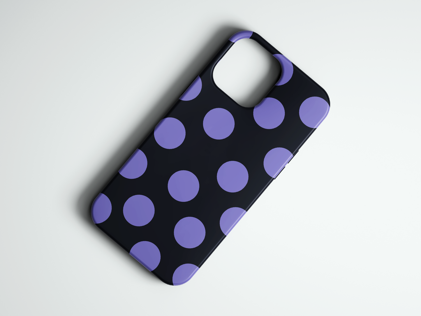 Bold Polka - Midnight Blue