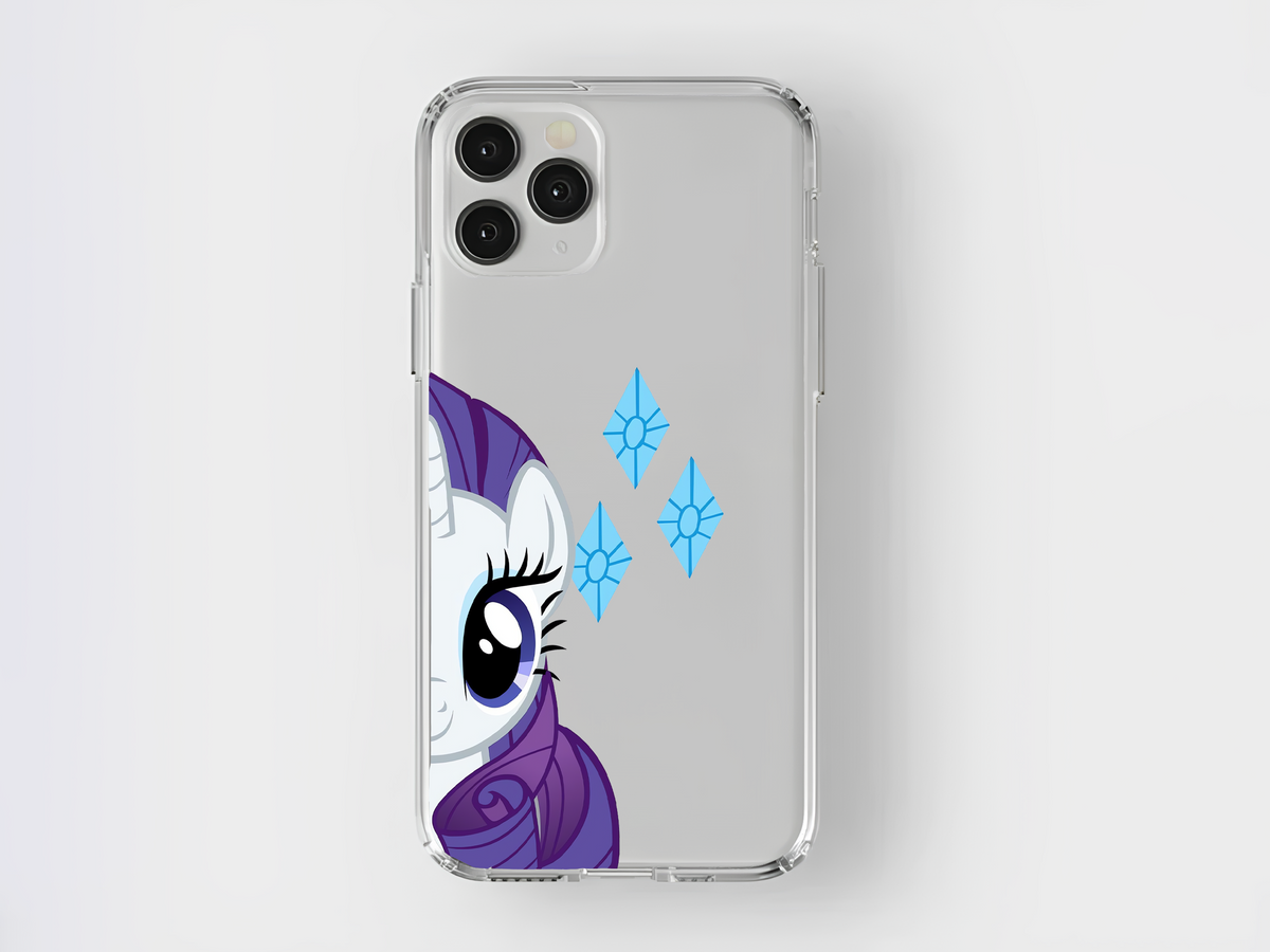 Little Pony beyaz karakter baskılı telefon kılıfı