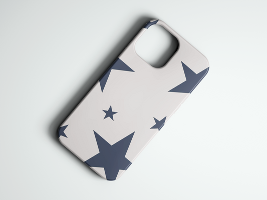 Navy Stars yıldız desenli telefon kılıfı