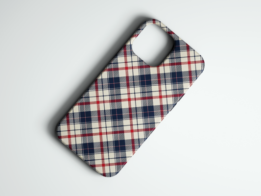 Royal Tartan ekose desenli telefon kılıfı