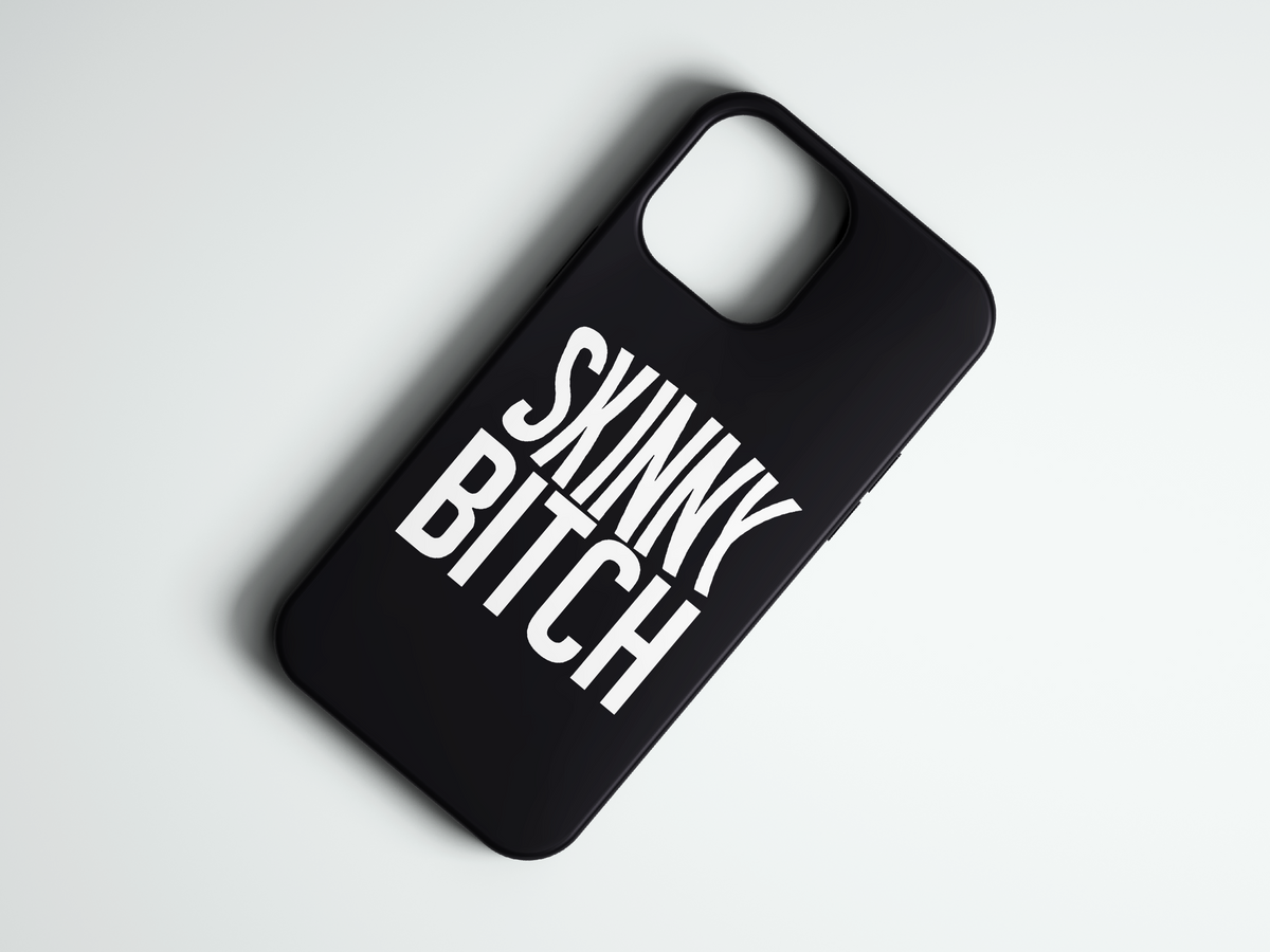 Skinny Mood yazılı telefon kılıfı