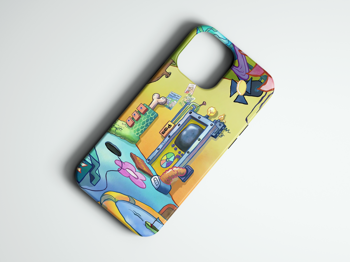 SpongeBob Room karakter baskılı telefon kılıfı