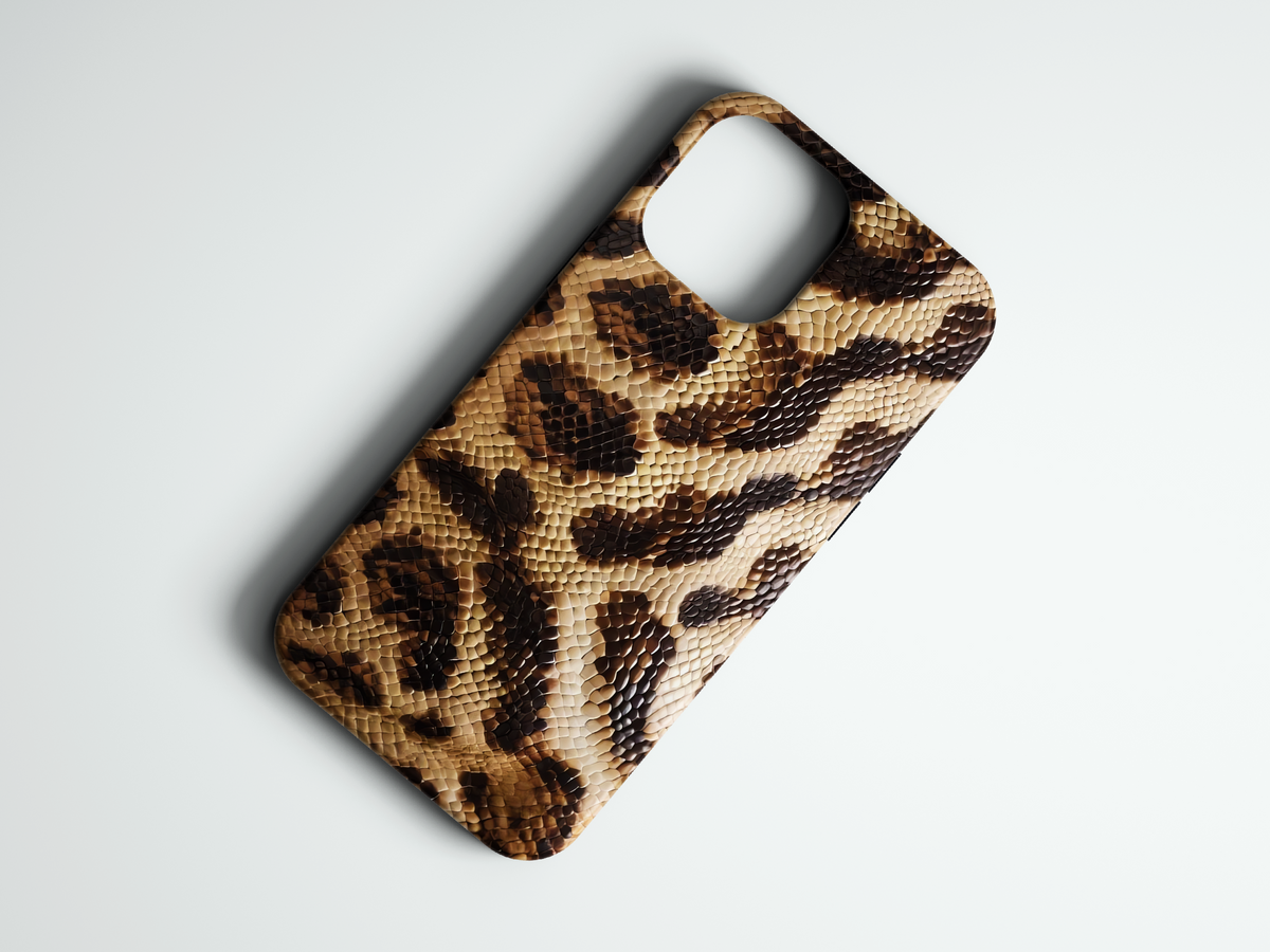Wild Leopard leopar desenli telefon kılıfı